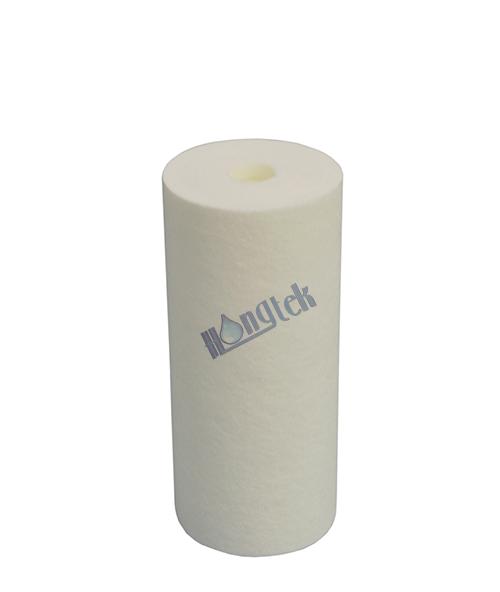 grands filtres soufflés par fusion de pp bleu