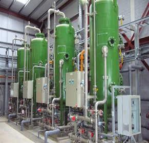 Quelle est l'application de filtration dans le système de chaudière d'une centrale électrique ?