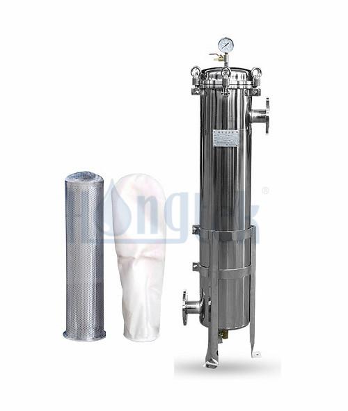 Boîtier de sac filtrant en acier inoxydable série SFH - Type à entrée latérale