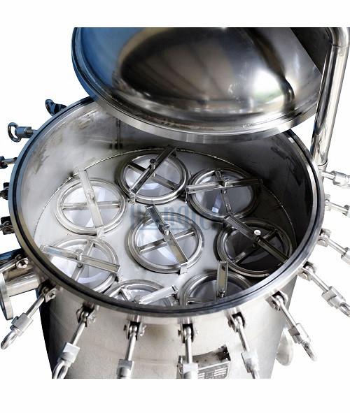 Boîtier de filtre multi-sacs en acier inoxydable série MFH