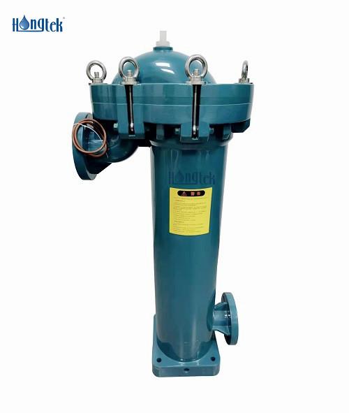 Boîtier de filtre à manches en polypropylène de taille unique en plastique série PPH #2 de PPT